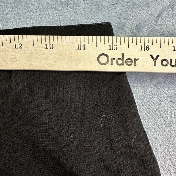 SOFT SURROUNDINGS Embroidered Midi Skirt Women’s Size M Black Tan Pleated Office - Picture 3 of 12